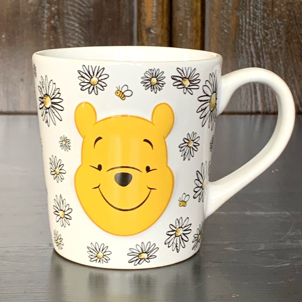 Disney Winnie the Pooh Daisy Embossed Face Mug
